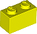 Tijolo 1x2 Amarelo Neon - Imagem 1