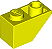 Tijolo inclinado invertido 45 2x1 amarelo neon - Imagem 1