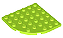 Placa Redonda de Canto 6x6 Verde Limão - Imagem 1