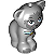 Gato Cinza Claro - Imagem 1