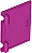 Janela 1x2x3 com dobradiças e alça Magenta - Imagem 1