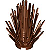 Arbusto espinhoso 2x2x4 Marrom - Imagem 1
