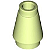 Cone 1x1 com Sulco Superior Yellowish Green - Imagem 1
