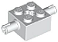 Tijolo Modificado 2x2 com 2 pinos Branco - Imagem 1