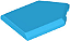 Placa modificada 2x3 Pentagonal Dark Azure - Imagem 1