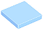 Placa Lisa 2x2 Azul Claro Brilhante - Imagem 1
