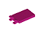 Placa Modificada 2x3 com clip Magenta - Imagem 1
