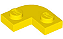 Placa de Canto 2x2 com Recorte 1x1 Amarela - Imagem 1