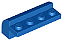 Tijolo 2x4x1 1/3 Modificado com Parte Superior Curvada Azul - Imagem 1