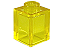 Tijolo 1x1 Translúcido Amarelo - Imagem 1
