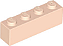 Tijolo 1x4 Light Nougat - Imagem 1