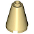 Cone 2x2x2 com furo no centro Bege - Imagem 1