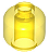 Cabeça de Minifigura Translúcida Amarela - Imagem 1