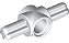 Conector com dois eixos Branco - Imagem 1