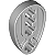 Conector para Eixos Cinza Claro - Imagem 1