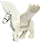 Cavalo Alado Branco - Pegasus - Imagem 1
