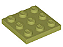 Placa 3x3 Verde Oliva - Imagem 1