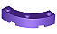 Tijolo redondo de canto 4x4 Dark Purple - Imagem 1