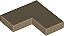 Placa Lisa de Canto 2x2 Bege Escura - Imagem 1