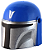 Capacete Mandaloriano Azul - Imagem 1