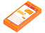 Placa Lisa 1x2 com desenho de Smartphone Laranja - Imagem 1