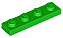 Placa 1x4 Verde Brilhante - Imagem 1