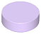 Placa Lisa Redonda 1x1 Lavanda - Imagem 1