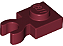 Placa Modificada 1x1 com clip vertical Dark Red - Imagem 1