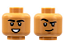 Cabeça dupla face Sorrindo / Desconfiado Medium Nougat - Imagem 1