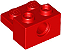 Tijolo Technic 1x2 com Furo e Placa 1x2 Vermelho - Imagem 1
