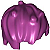 Cabelo curto e bagunçado Magenta - Imagem 1