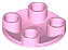 Placa Redonda 2x2 Tampa Cor de Rosa Brilhante - Imagem 1