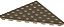 Placa de Canto 8x8 Bege Escura - Imagem 1