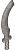 Espada Foice - Flat Silver - Imagem 1