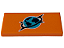 Placa Lisa 2x4 com desenho do logo de Explorador Ártico Laranja - Imagem 1
