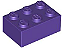 Tijolo 2x3 Dark Purple - Imagem 1
