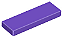 Placa Lisa 1x3 Dark Purple - Imagem 1