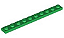 Placa 1x10 Verde - Imagem 1