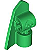 Painel #8 Muito Pequeno Liso Curto, Lado B Verde - Imagem 1