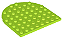 Placa redonda 8x8 Verde Limão - Imagem 1