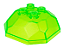 Rocha 4x4 Pedra Octagonal Topo Translúcida Verde Brilhante - Imagem 1