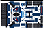 Cartela de Adesivo do Set 42154 - Ford GT - Imagem 1