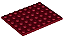 Placa 6x8 Dark Red - Imagem 1