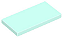 Placa Lisa 2x4 Light Aqua - Imagem 1