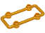 Barra 1x6x3 com 4 studs Pearl Gold - Imagem 1