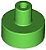 Placa redonda 1x1 com pino Verde Brilhante - Imagem 1