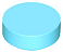 Placa Lisa Redonda 1x1 Medium Azure - Imagem 1