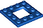 Placa Modificada 4x4 com Recorte 2x2 Azul - Imagem 1