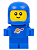 Minifigura Lego City - Bebê Espacial Azul - Imagem 1