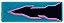 Placa Lisa 1x3 com Desenho de Energia Dark Turquoise - Imagem 1